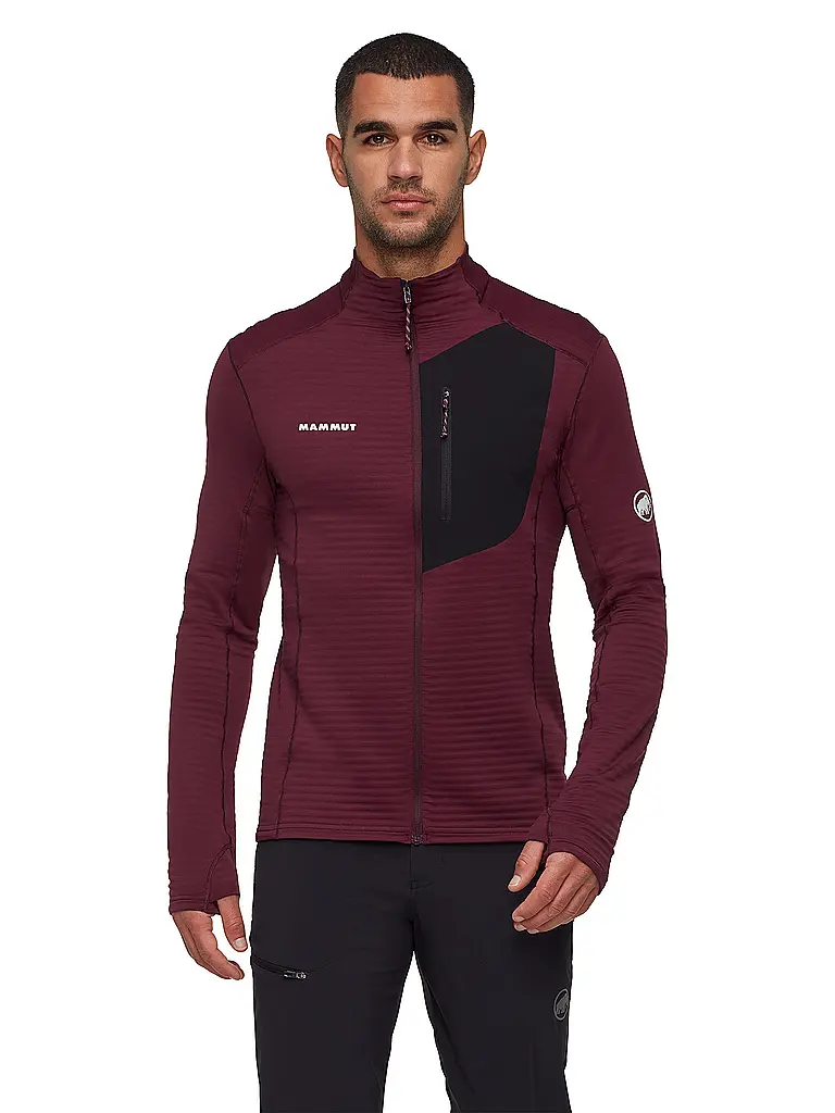 MAMMUT | Veste polaire homme Taiss Light ML | Rouge foncé