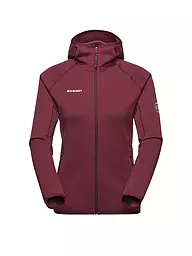 MAMMUT | Veste polaire pour femme Aconcagua Light ML à capuche | Rouge foncé