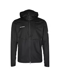 MAMMUT | Veste softshell Ultimate VII à capuche pour homme | Noir