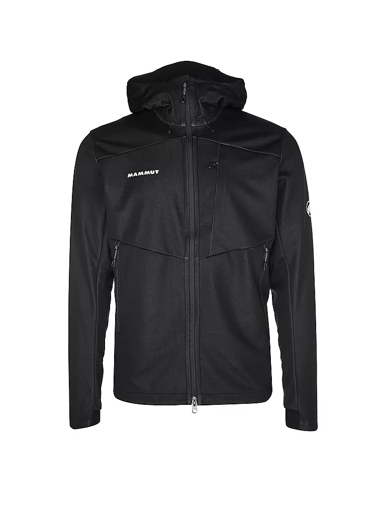 MAMMUT | Veste softshell Ultimate VII à capuche pour homme | Noir
