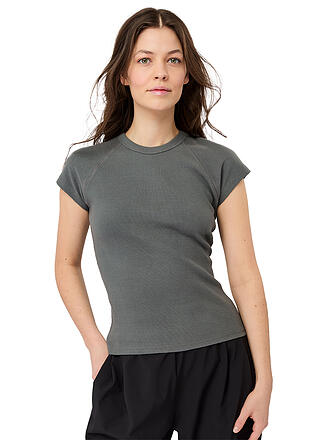 MANDALA | T-shirt de yoga côtelé slim fit pour femmes