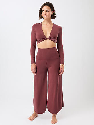 MANDALA | Pantalon de yoga femme Roll Over Tulip