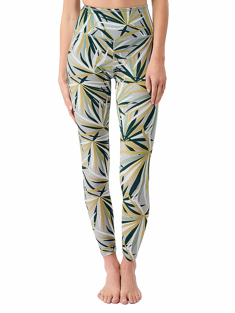 Tight de yoga imprimés vert XS