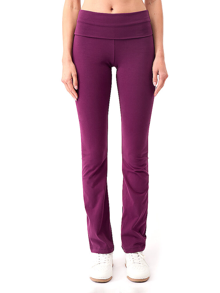 Pantalon de yoga classique à taille rabattables baie XS