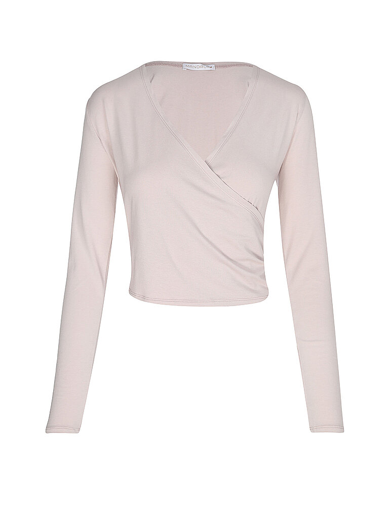 Veste de yoga cache-cœurs crème L