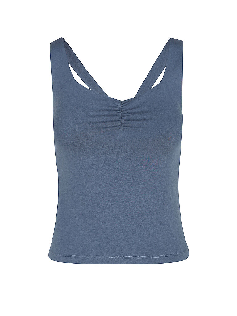 Cropped Top de Yoga Performance bleu marine M