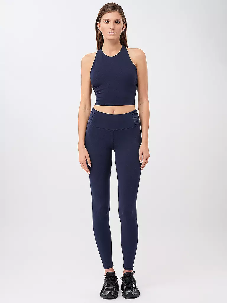 MANDALA | Débardeur de yoga pour femmes | Bleu foncé