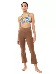 MANDALA | Damen Sport-BH Printed Low Support | Bleu clair