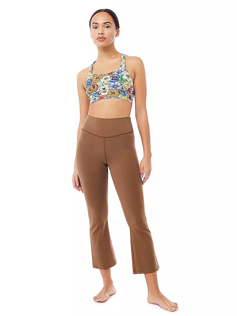 MANDALA | Damen Sport-BH Printed Low Support | Bleu clair