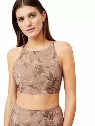 MANDALA | Damen Sport-BH Printed | Marron