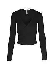 MANDALA | Damen Wickelweste Wrap Claire | Noir