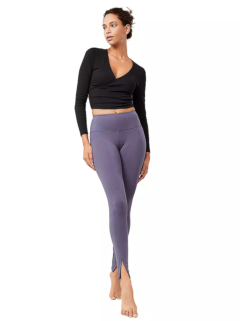 MANDALA | Damen Wickelweste Wrap Claire | Noir