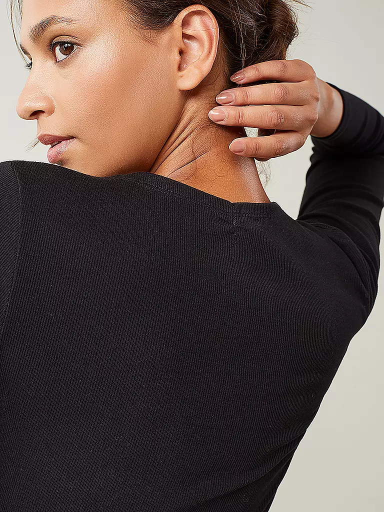 MANDALA | Damen Wickelweste Wrap Claire | Noir