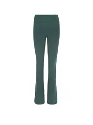 MANDALA | Pantalon de yoga classique à taille rabattable pour femmes | Vert foncé
