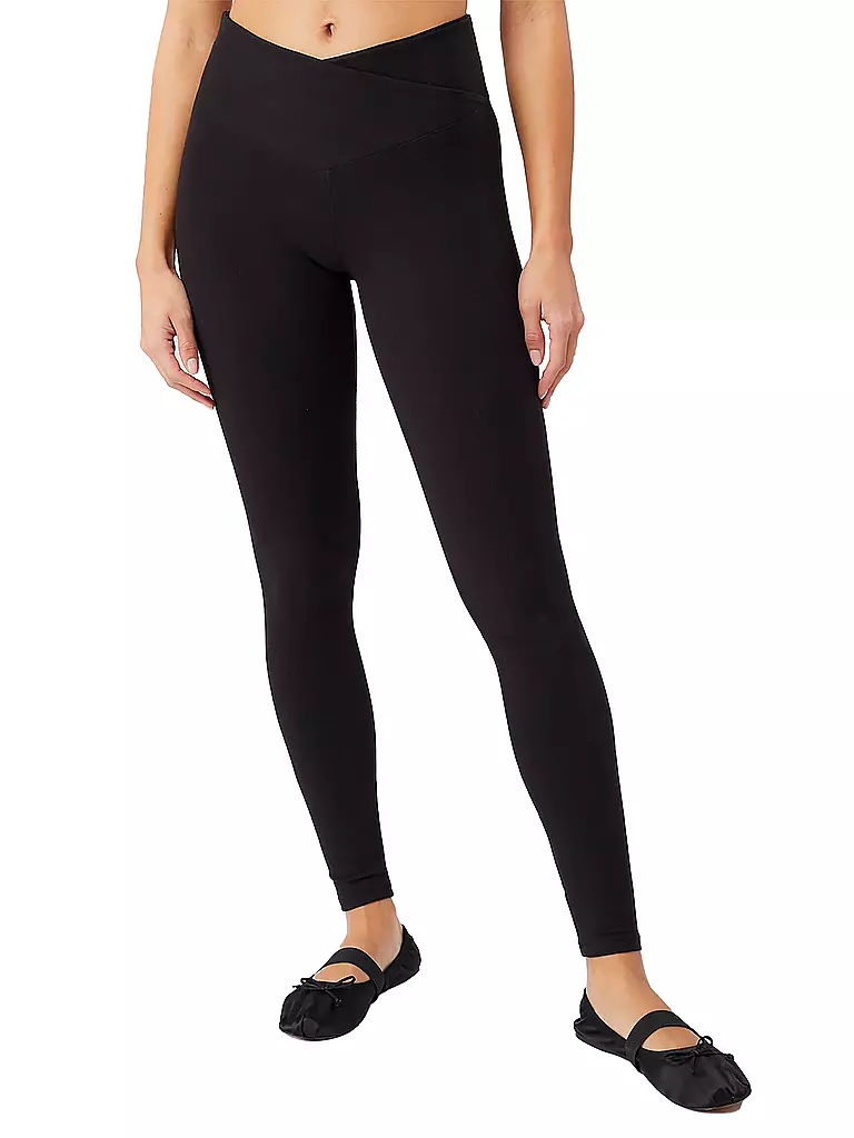MANDALA | Damen Yoga Hose Classic Rolldown | Noir