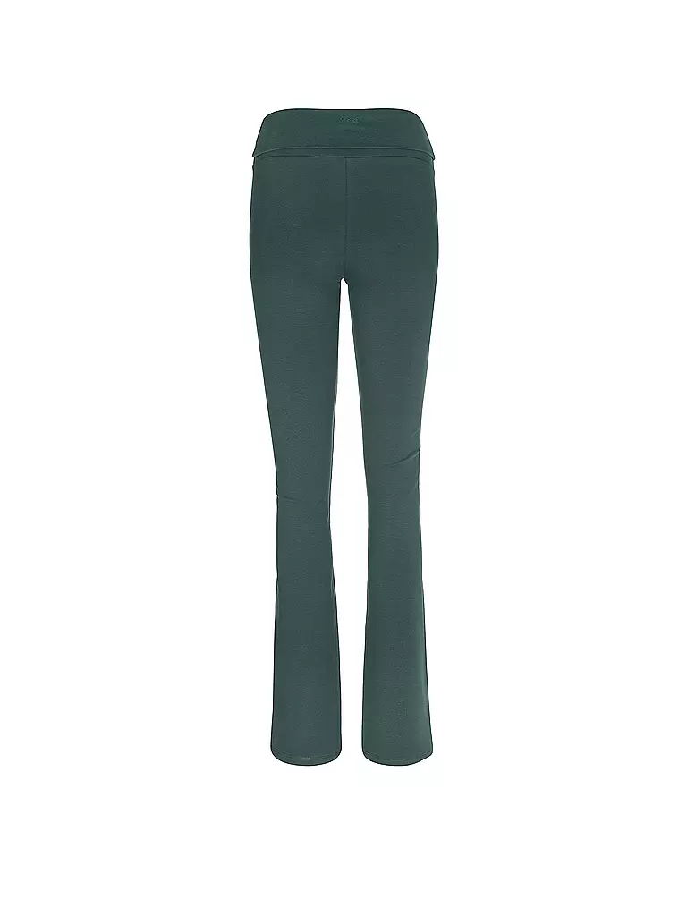 MANDALA | Damen Yoga Hose Classic Rolldown | Vert foncé