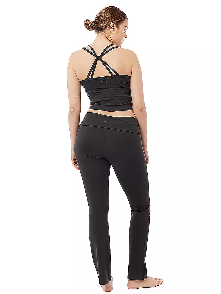 MANDALA | Damen Yoga Hose Classic Rolldown | Olive
