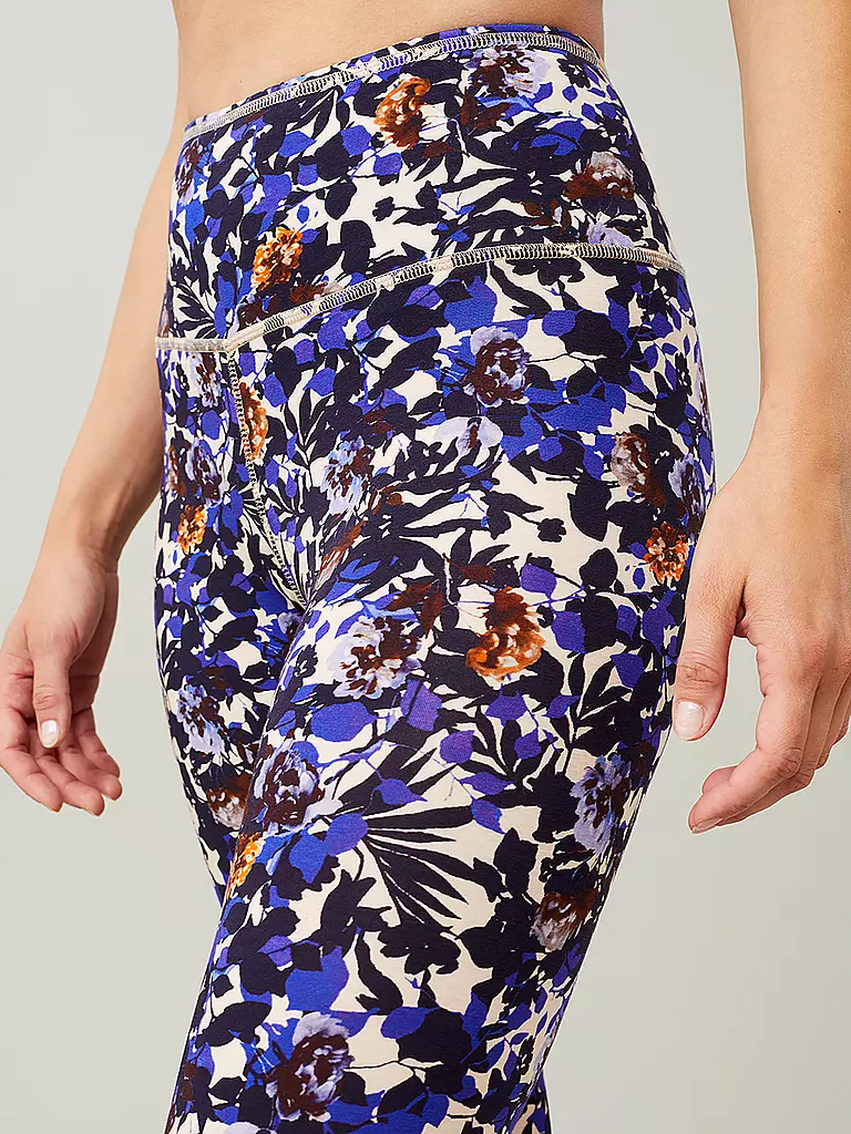 MANDALA | Damen Yoga Tight Printed | Bleu foncé