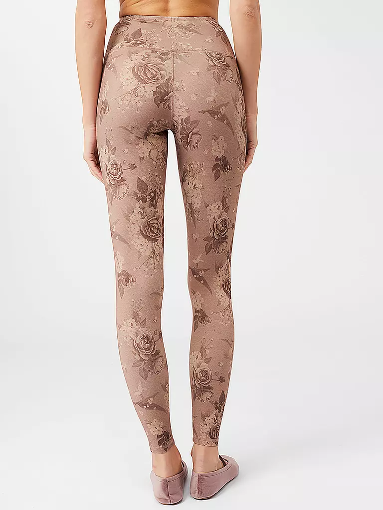 MANDALA | Damen Yoga Tight Printed | Marron