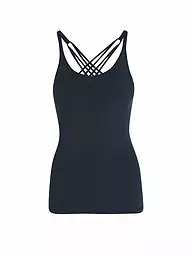 MANDALA | Top de yoga Infinity pour femmes | Bleu foncé