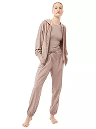 MANDALA | Damen Yogajacke Hoodie | Marron