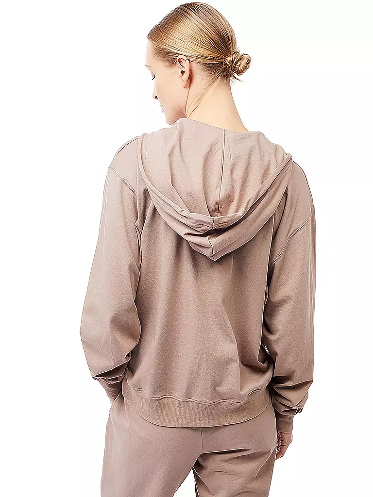 MANDALA | Damen Yogajacke Hoodie | Marron