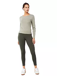 MANDALA | Damen Yogashirt French | Olive