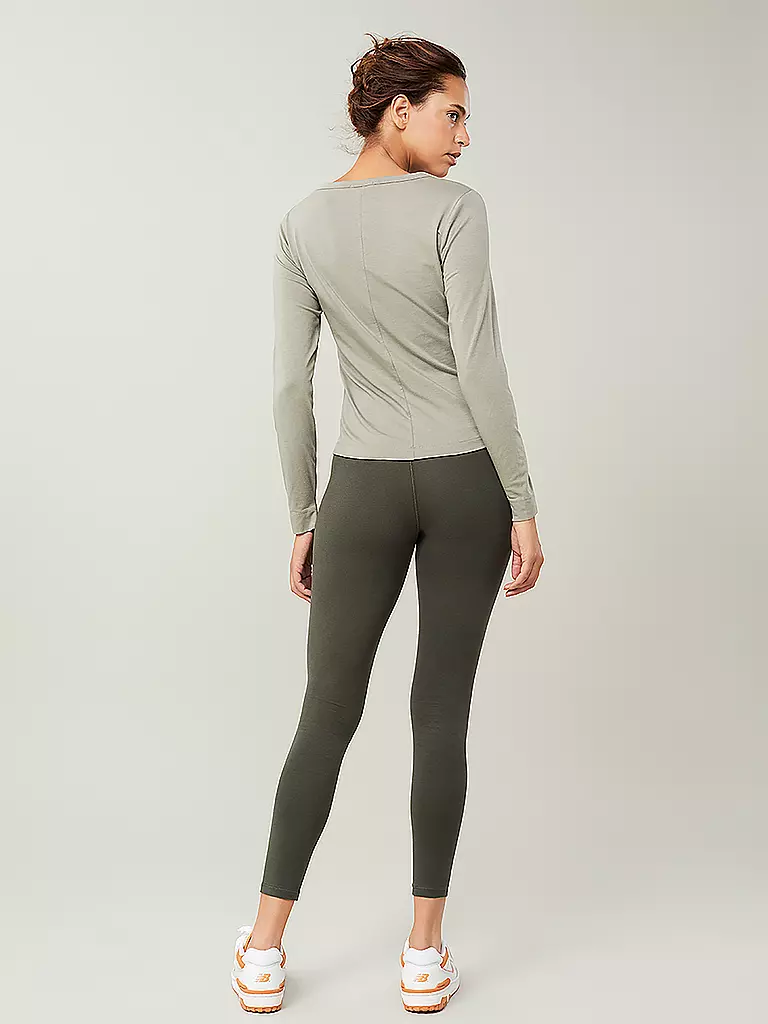 MANDALA | Damen Yogashirt French | Olive