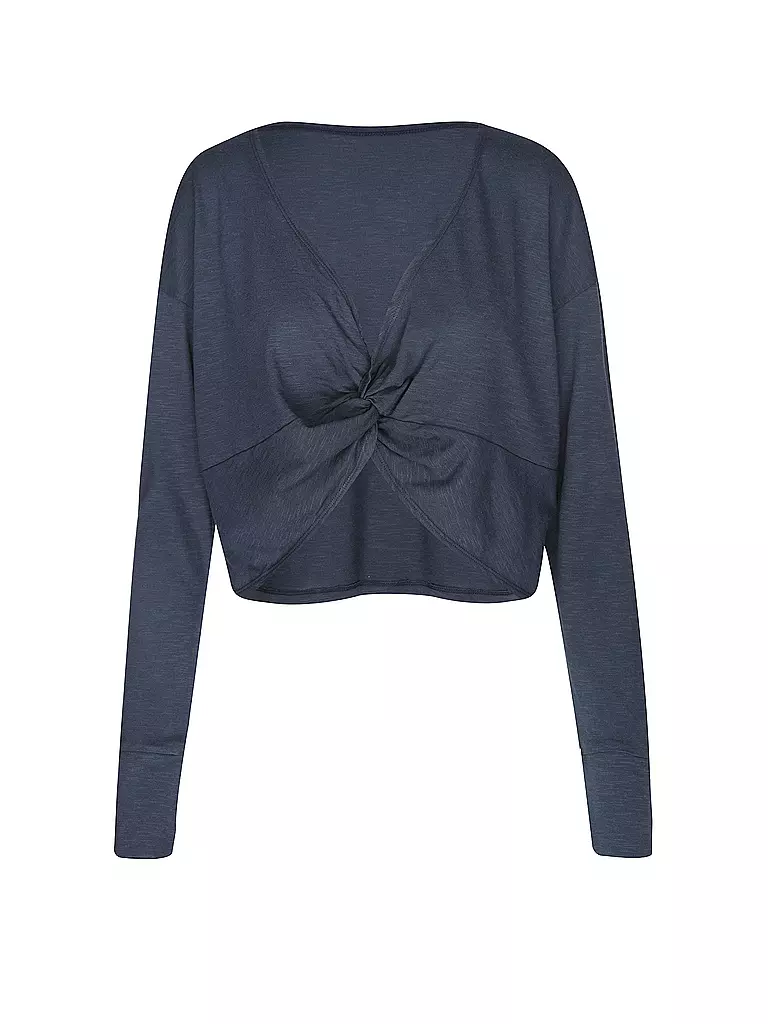 MANDALA | Damen Yogashirt Reversible Top | Bleu foncé