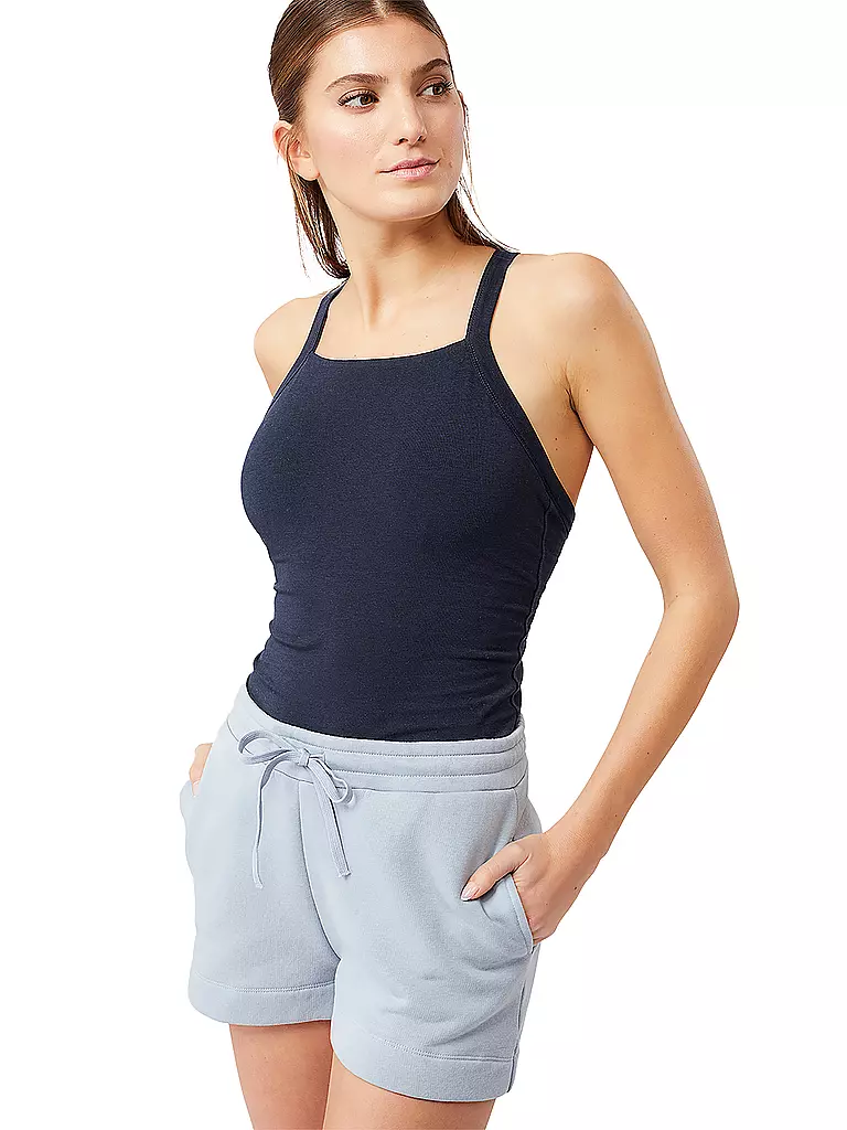 MANDALA | Damen Yogatank Define | Bleu foncé