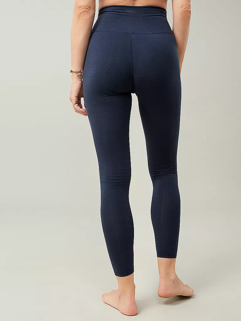 MANDALA | Damen Yogatight High Rise Full Length | Bleu foncé