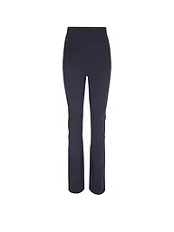 MANDALA | Pantalon de yoga classique à taille rabattable pour femmes | Bleu foncé