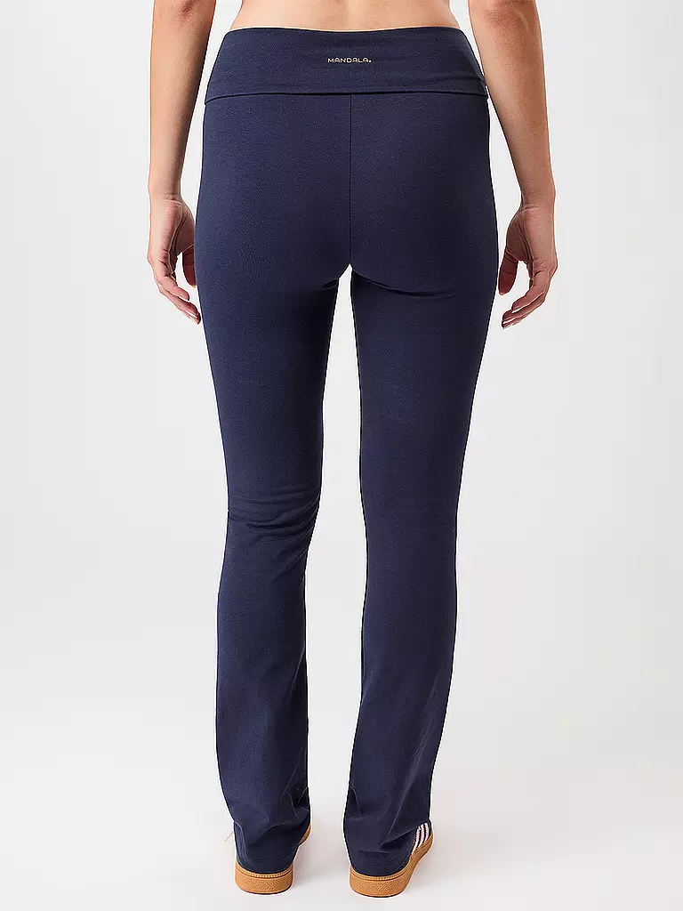 MANDALA | Pantalon de yoga classique à taille rabattable pour femmes | 
