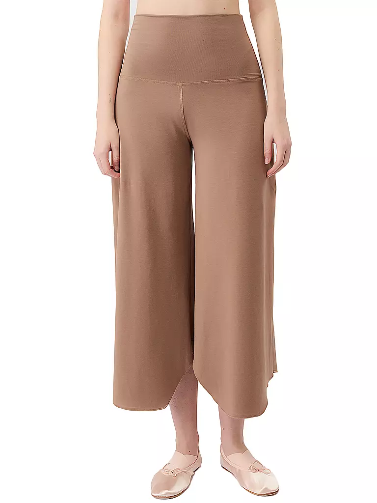 MANDALA | Pantalon de yoga femme Roll Over Tulip | Marron clair