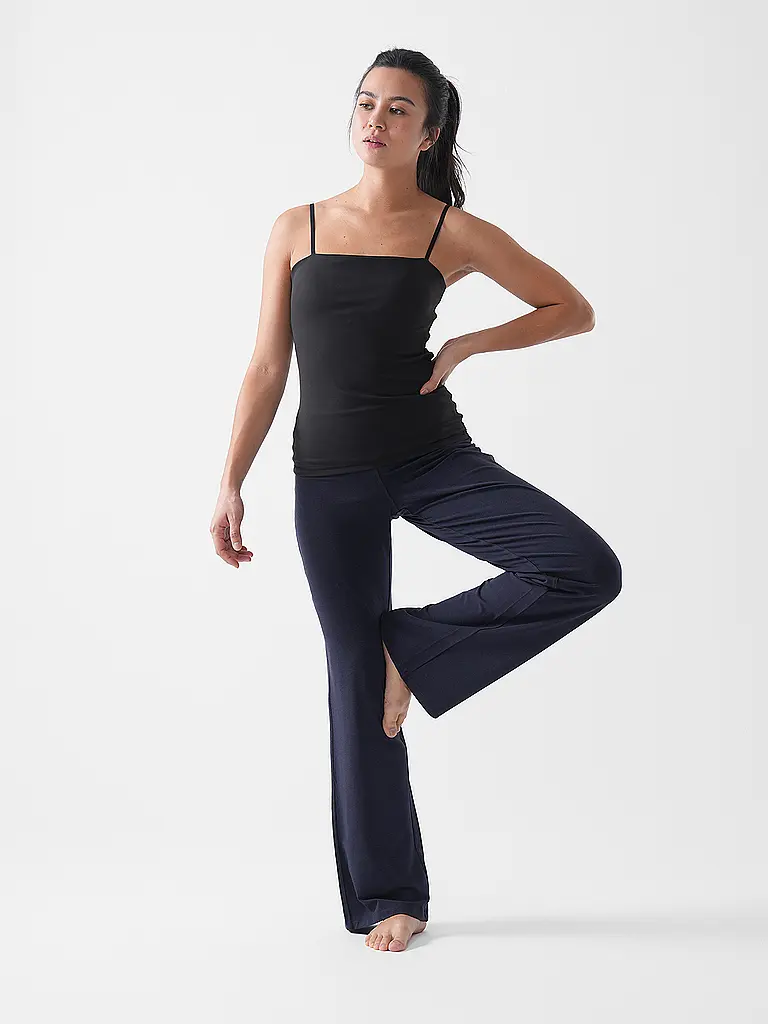 MANDALA | Pantalon de yoga large pour femmes | Bleu foncé