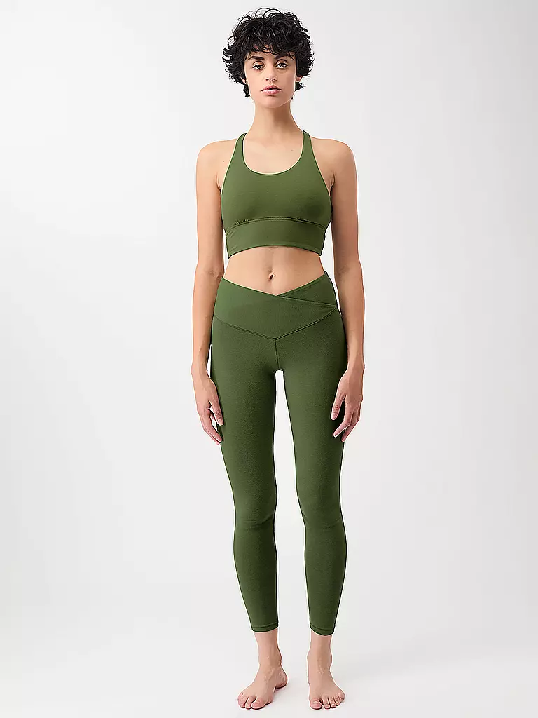 MANDALA | Soutien-gorge de sport femme New Studio Low Support | Vert foncé