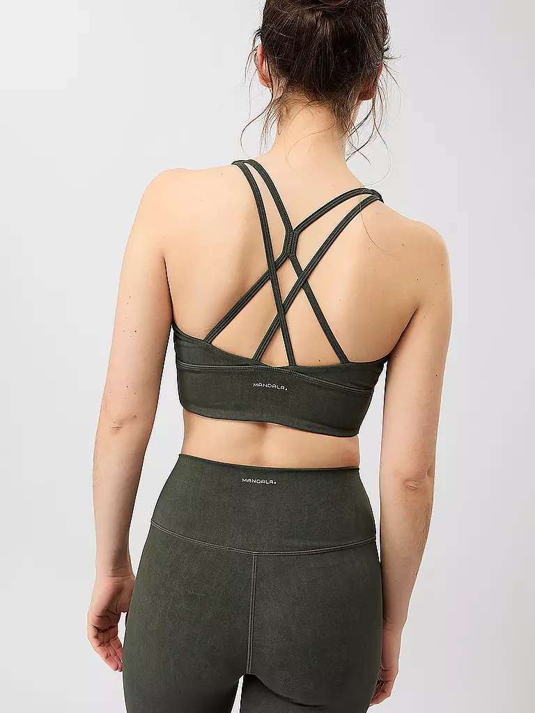 MANDALA | Soutien-gorge de sport pour femmes Mono imprimé maintien moyen |