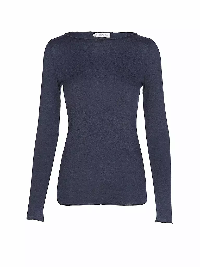 MANDALA | T-shirt de yoga basique pour femmes | Bleu foncé