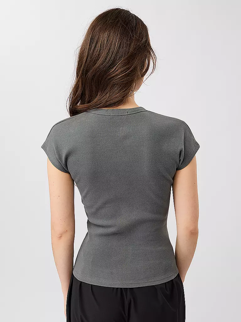 MANDALA | T-shirt de yoga côtelé slim fit pour femmes |