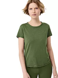 MANDALA | T-shirt de yoga Rest Recovery pour femmes | Vert foncé