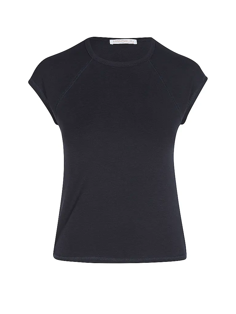 MANDALA | T-shirt de yoga slim fit pour femmes | Bleu foncé