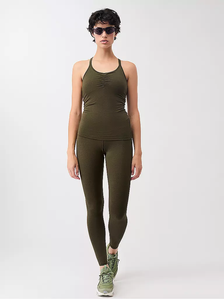 MANDALA | Top de yoga Infinity pour femmes | Olive