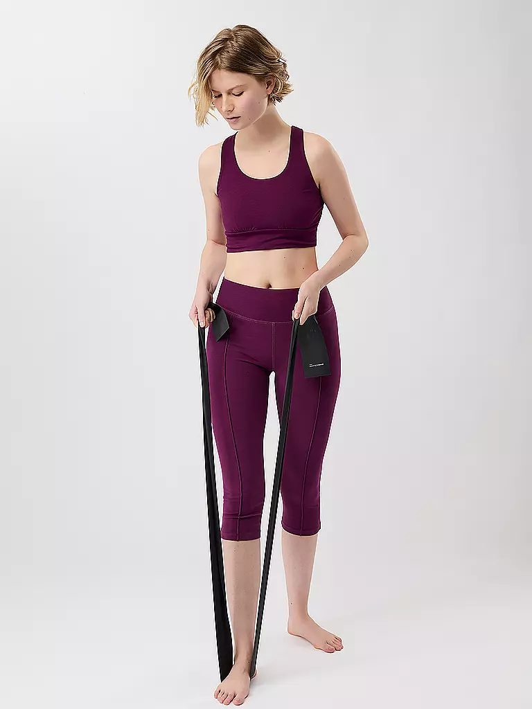 MANDALA | Yoga Capri 3/4 pour femmes | Baie