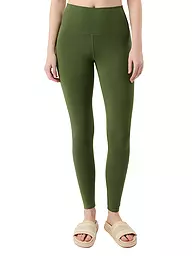 MANDALA | Yogatight femme taille haute pleine longueur | Vert foncé