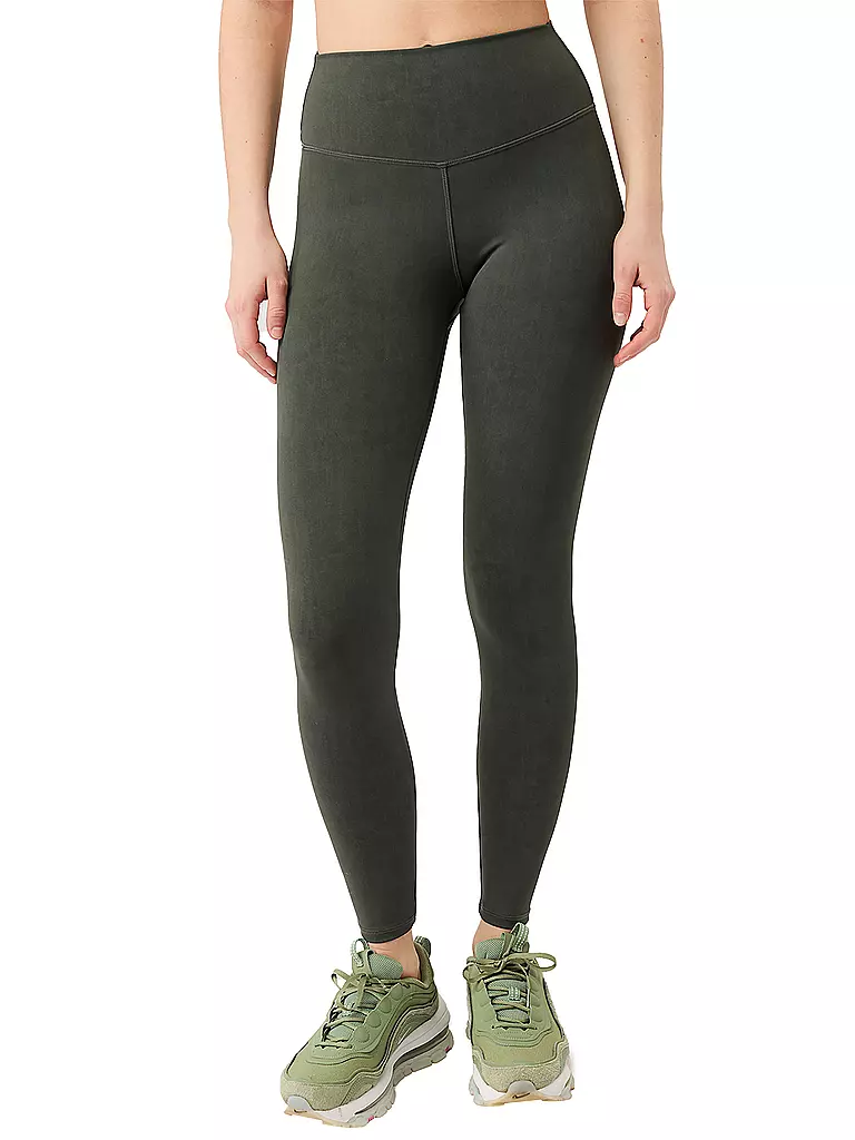 MANDALA | Yogatight imprimé mono pour femmes | Vert foncé