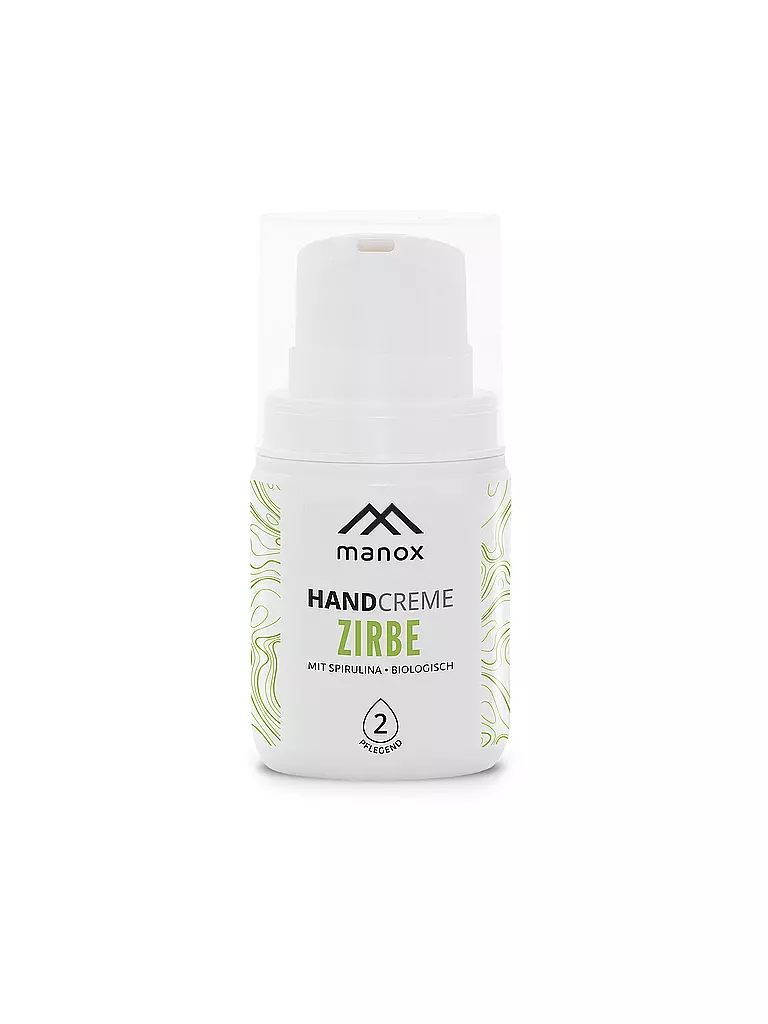 MANOX | Crème pour les mains n° 2 Zirbe | Blanc