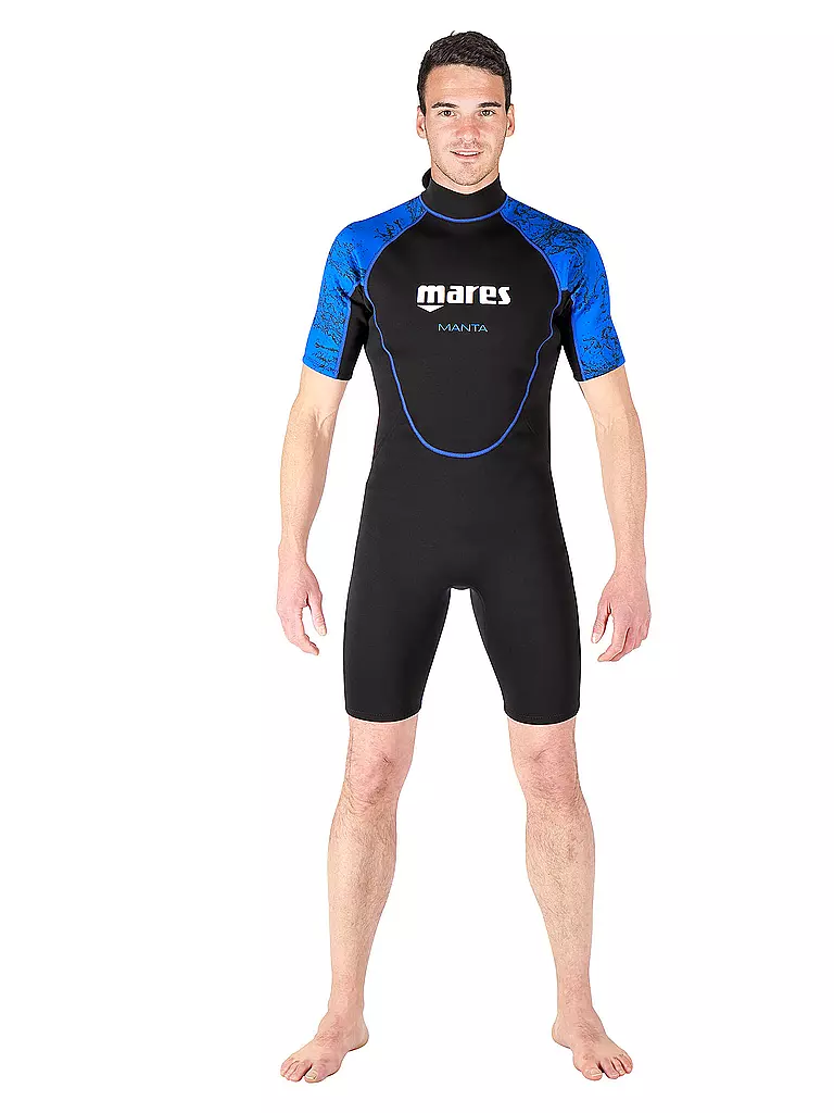 MARES | Combinaison de plongée homme Manta Shorty | Noir