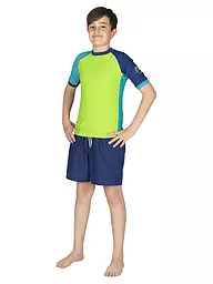 MARES | Mädchen Rashguard Shield | Vert