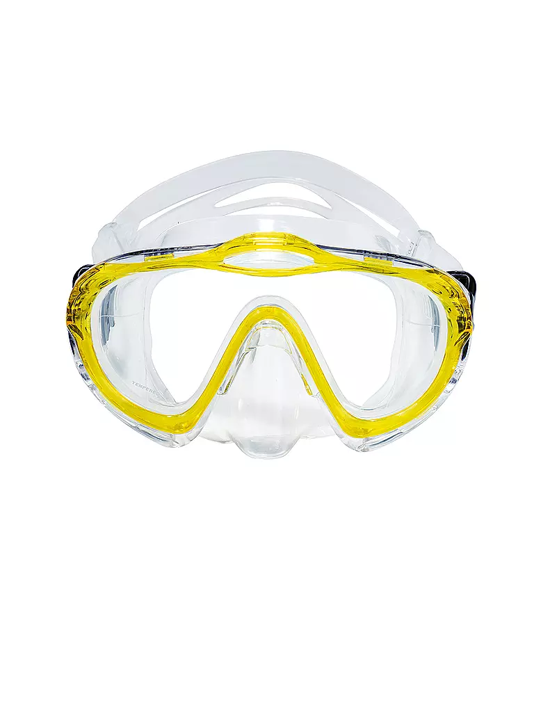 MARES | Masque de plongée pour enfants Sharky JR | Jaune