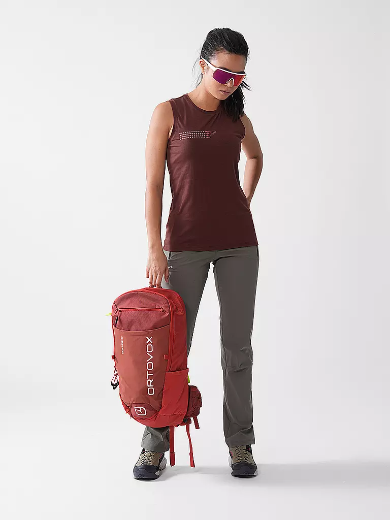 MARTINI | Débardeur fonctionnel femme Highventure | Rouge foncé